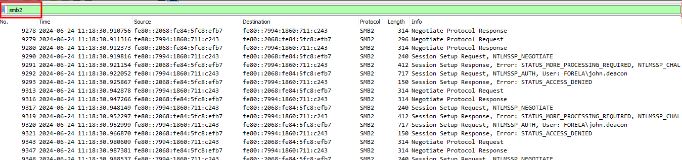 LLMNR attack detection